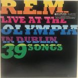 REM ‘LIVE AT THE OLYMPIA IN DUBLIN 39 SONGS’ LP VINYL RECORD BOX SET. 2009 Release on Warner