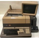 VINTAGE TELECOM TELEX MACHINE. This terminal unit has a monitor and text printer and was a 1980’s