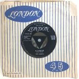 THE CRESTS VINYL 7” ‘16 CANDLES’. Do Wop 45 found here on London HL 8794 from 1958 with tri-