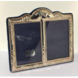 Small Silver Double Photo Frame