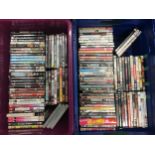 2 trays of various films on DVD’s.