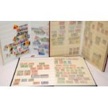 3 x stock books containing a good selection of mostly Commonwealth stamps including early examples