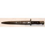 Victorian German made Mauser pattern bayonet created for Siamese armed forces