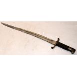 Antique Victorian sword bayonet. Has Victoria cypher, WD and crow's foot War Department issue