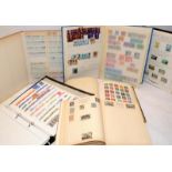 Good selection of stamp albums and stock books featuring UK, Brazil, Hong Kong etc. Worth a look