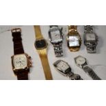 Small collection of watches to include a ladies Tissot Sea Star