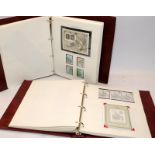 Stanley Gibbons Great Britain Stamp Album volume I and II. Mostly 1970 through to 1990, good level