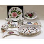 Portmeirion collection in various patterns to include "Pomona" 18 pieces in total.