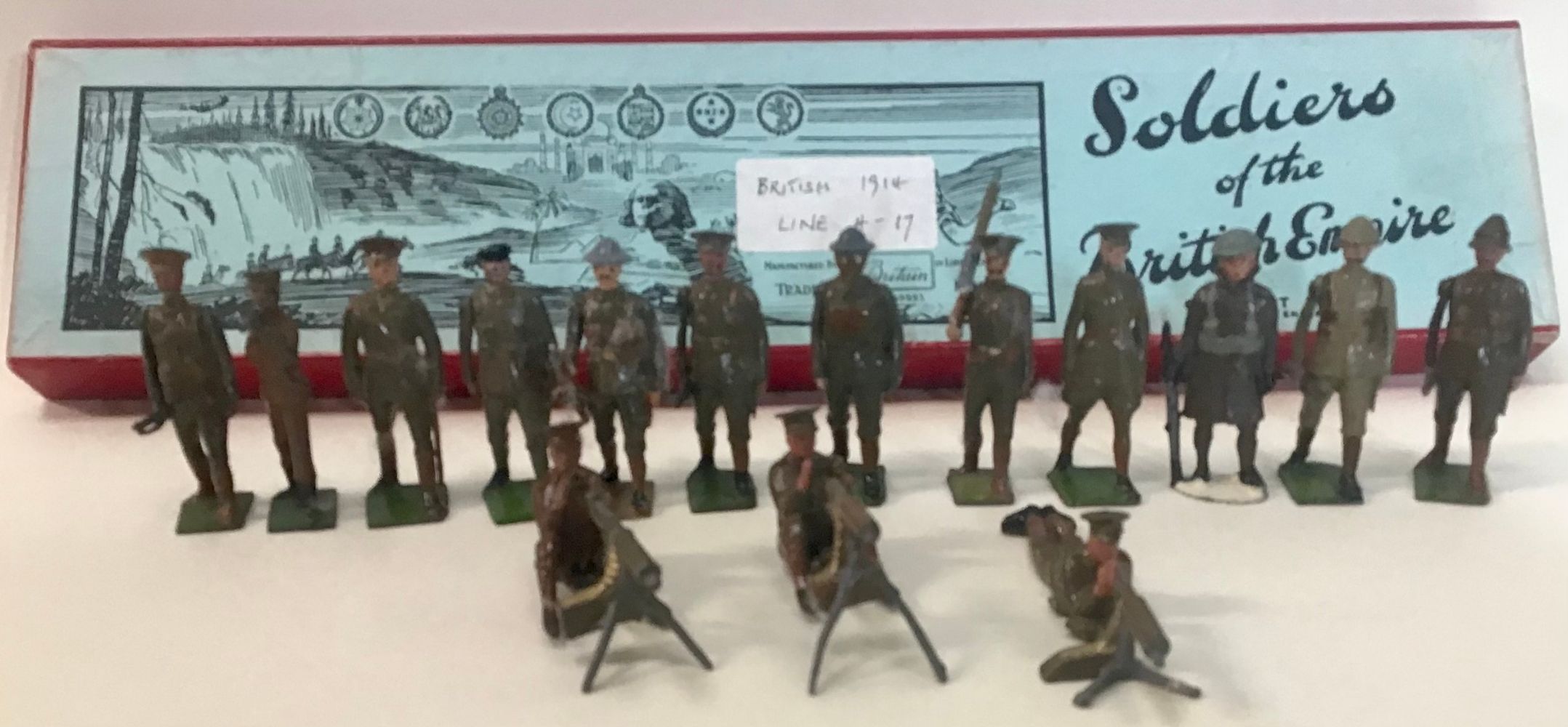 Collection of Lead soldiers to include Britains, Model Kits,Jewellery, misc collectibles and Furniture most from a private collection