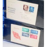Album of East German DDR 1st Day Covers, the earliest being 1955 (ref 216)