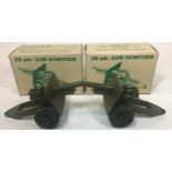 Britains 2 x 25 pdr. gun howitzer (boxed unchecked)