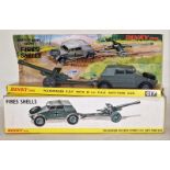 Dinky toys No 617 Volkswagen KDF with 50mm P.A.K Anti Tank Gun box tatty not checked