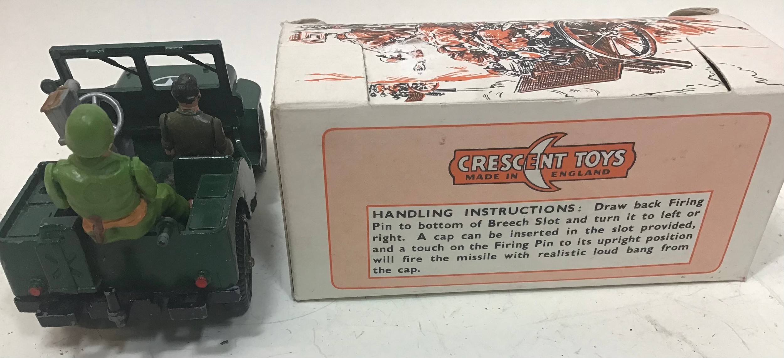 Britains American jeep (unboxed) with a Crescent 18" field gun - Image 3 of 5