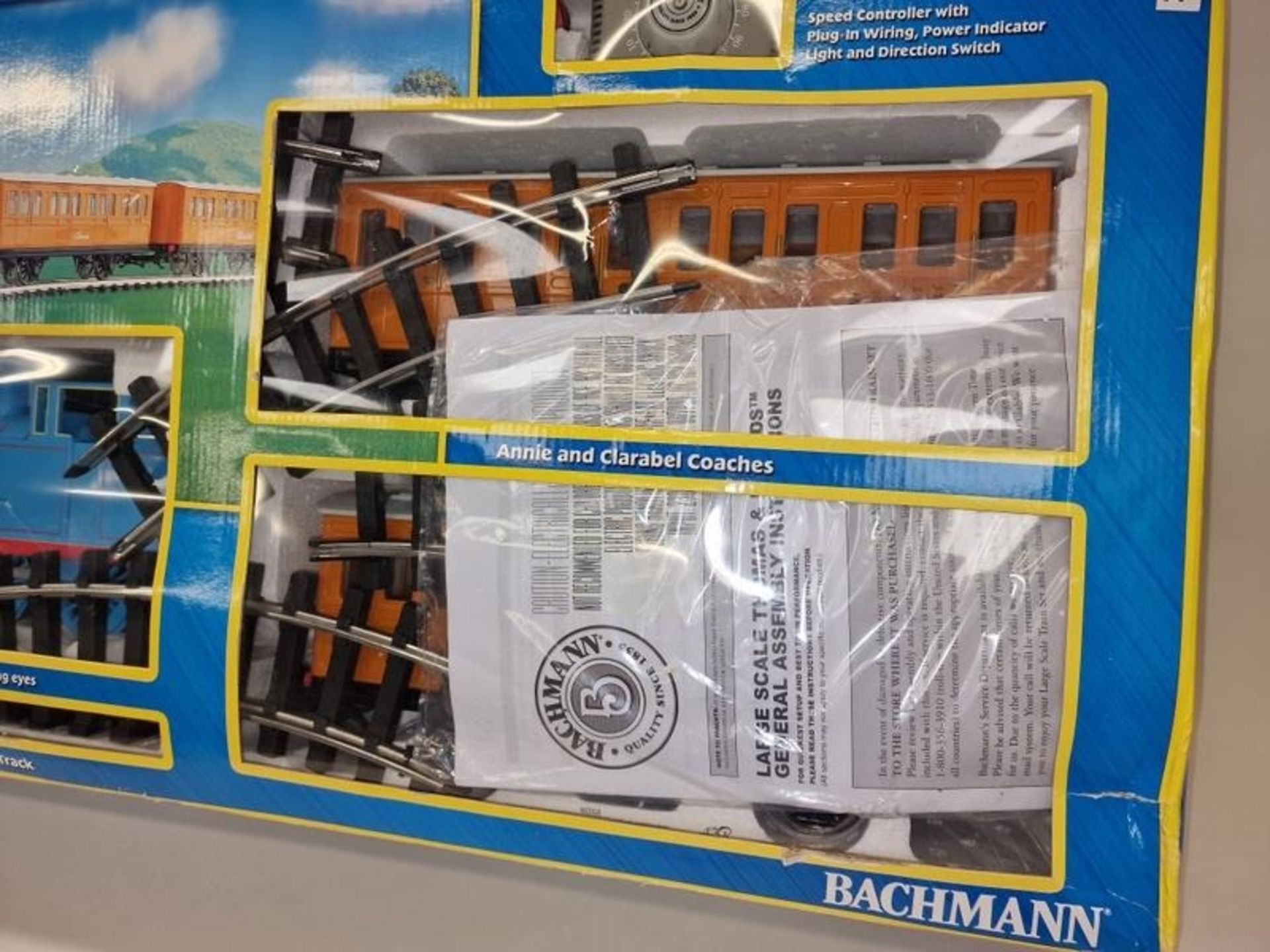 Bachmann Thomas & Friends Deluxe Thomas with Anne & Clarabel boxed 19 piece train set. Not checked - Image 3 of 4