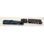 Two OO Gauge locomotives and tenders to include British Railways Windsor Castle 4082 and British