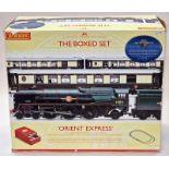 Hornby OO Gauge R1038 "Orient Express" boxed train set not checked for completeness.