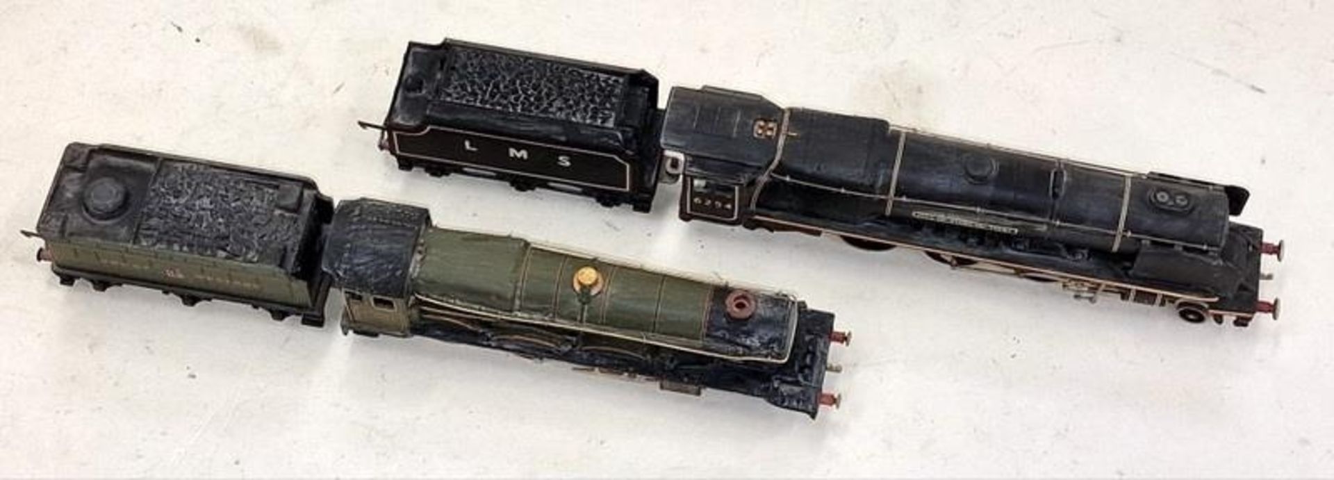 Two OO Gauge locomotives and tenders to include LMS City of Stoke-On-Trent 6254 and Great Western - Image 2 of 4