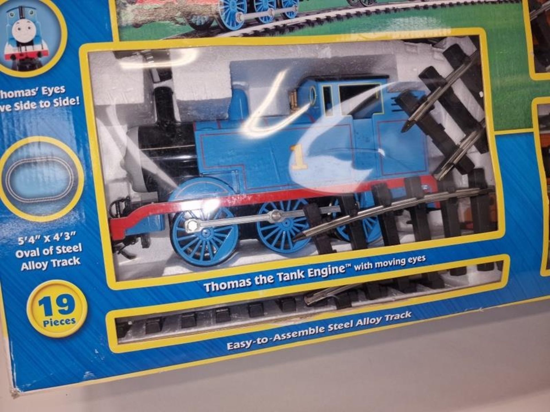 Bachmann Thomas & Friends Deluxe Thomas with Anne & Clarabel boxed 19 piece train set. Not checked - Image 2 of 4
