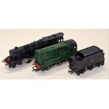 Two Triang locomotives to include 4-6-2 Princess Elizabeth 46201 with tender and a diesel shunter.