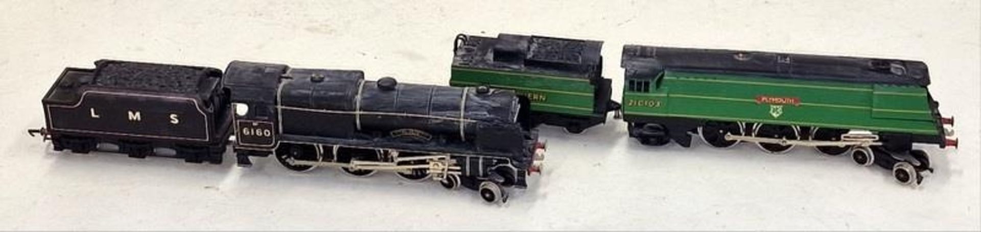 Two OO Gauge Locomotives to include Plymouth 21C103 and LMS Queen Victorias rifle men 6160 -