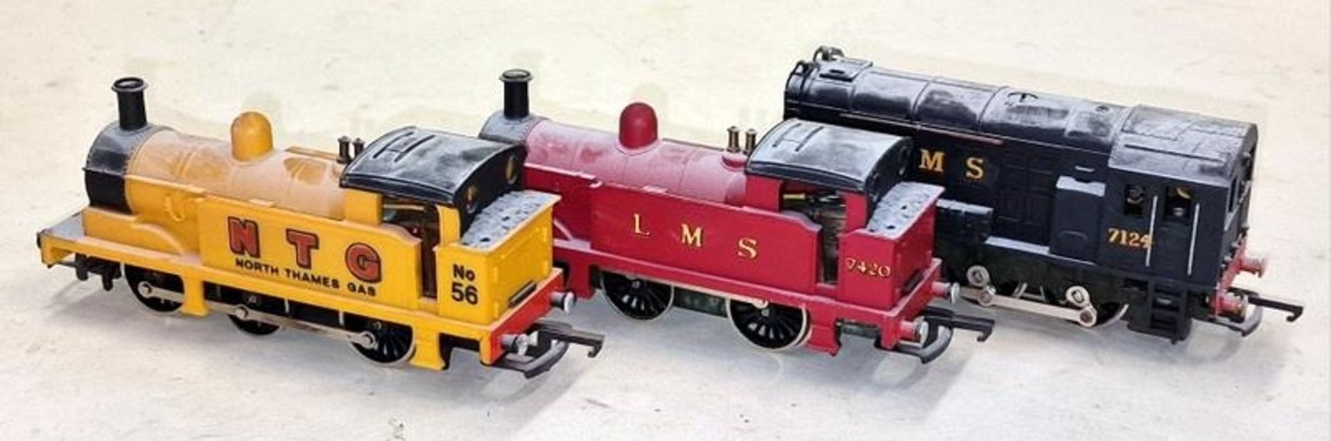 Three OO Guage to include, North Thames Gas No 56, LMS 7420, LMS 7124 - previously displayed so - Image 3 of 4