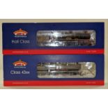Bachmann 32-004 Hall Class 4970 locomotive together with 31-831 Class 43xx locomotive. Both in