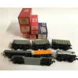 Hornby Dublo group of boxed and unboxed wagons to include 4679 Traffic Services Tank Wagon, 4300