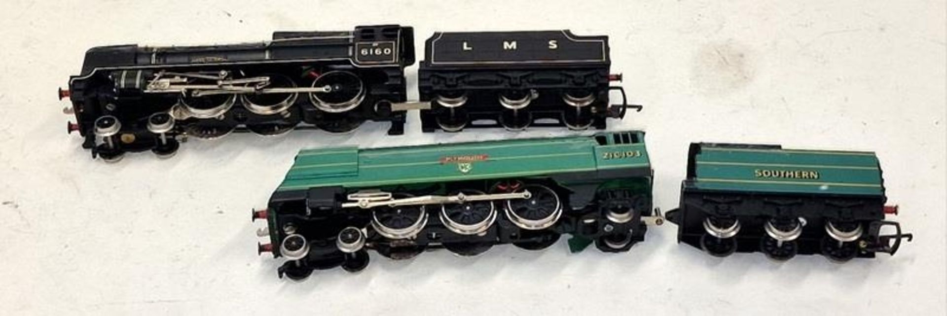Two OO Gauge Locomotives to include Plymouth 21C103 and LMS Queen Victorias rifle men 6160 - - Image 4 of 4