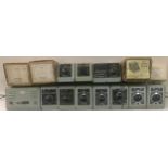 Large collection of various train controllers and power supplies to include boxed and unboxed. (15)