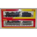 Hornby OO Gauge R2937 GWR County of Cornwall locomotive and tender together with R2848X GWR Castle