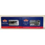 Bachmann 32-214 Class 57xx locomotive together with 32-075C Class 3F Jinty locomotive. Both in