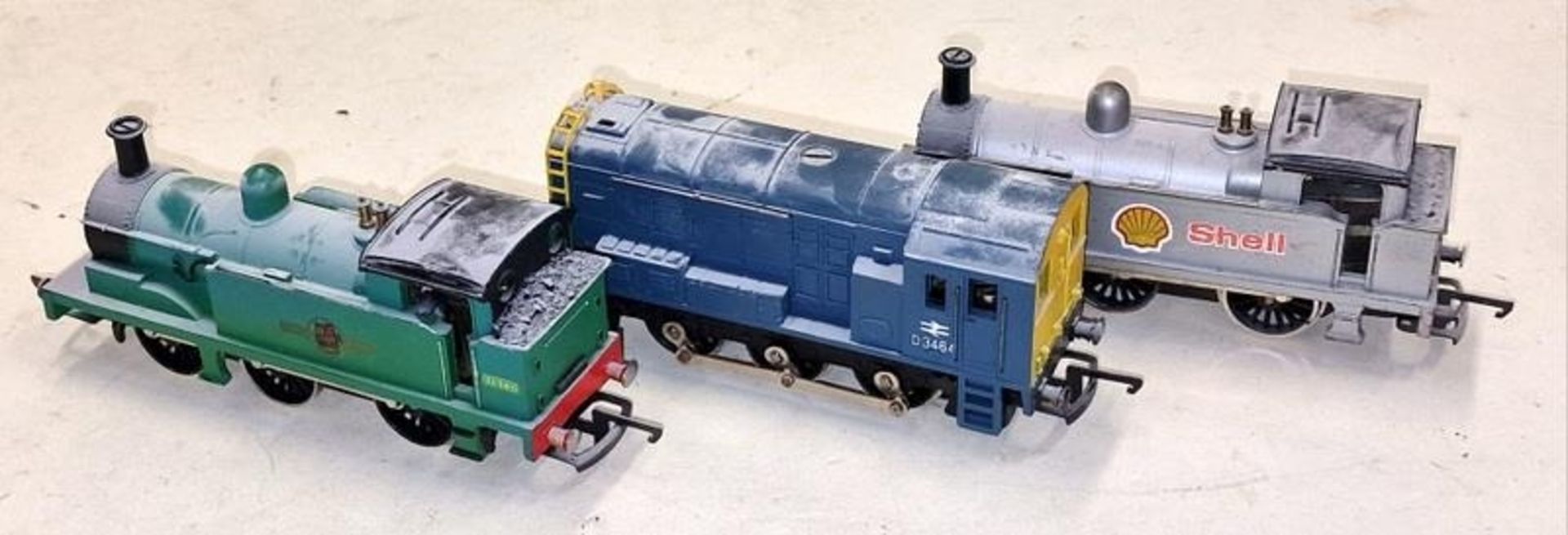 Three OO Guage to include, Shell, D3464, and British railway 31340 LMS 7420 - previously displayed - Image 3 of 4