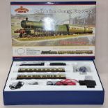 Bachmann OO Gauge Cambrian Coast Express electric train set boxed in unused condition.