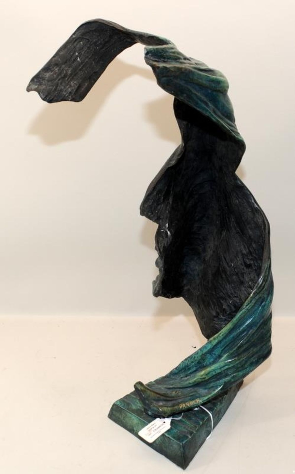 Dominique Dardek (1957-) Substantial bronze of an ethereal female figure, Signed and numbered 6/8, - Image 3 of 5