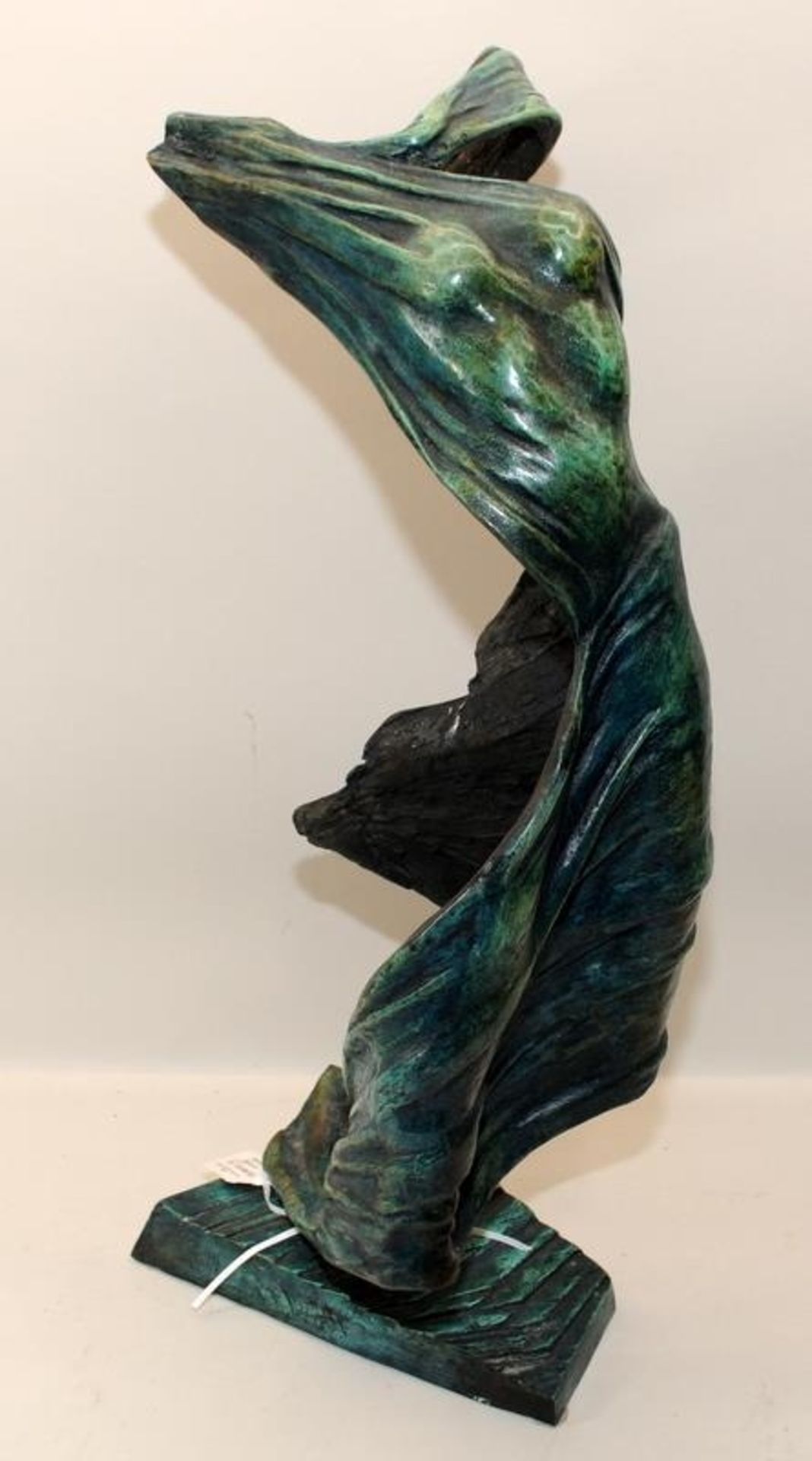 Dominique Dardek (1957-) Substantial bronze of an ethereal female figure, Signed and numbered 6/8, - Image 2 of 5