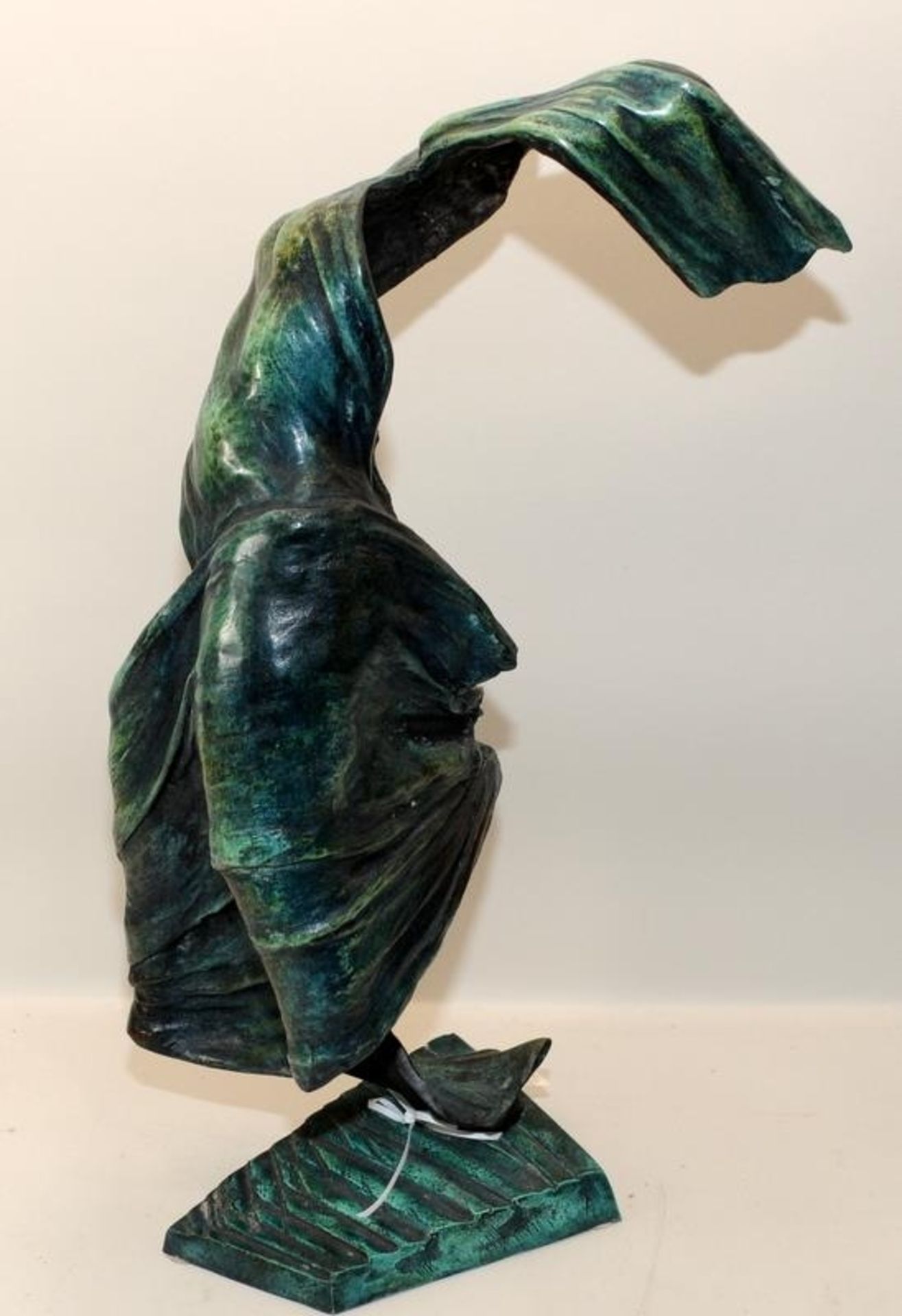 Dominique Dardek (1957-) Substantial bronze of an ethereal female figure, Signed and numbered 6/8,