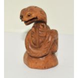 Snake netsuke.