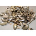 Collection of vintage flatware to include silver