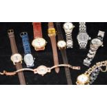 Collection of good quality ladies quartz watches all having had new batteries fitted recently. Makes