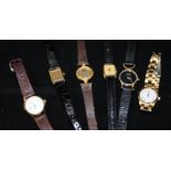 A selection of quality ladies watches to include Gucci, Tissot and Raymond Weil. 6 in lot, all