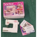 Tomy vintage boxed Hobby Time "Sew Real" children's sewing machine.