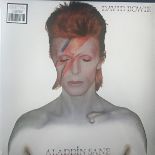 DAVID BOWIE ‘ALADDIN SANE’ 45TH ANNIVERSARY LTD EDT SILVER LP VINYL RECORD. To celebrate the 45th