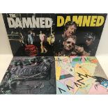 THE DAMNED VINYL LP RECORDS X 4.