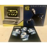 SELECTION OF 3 KRAFTWERK VINYL LP RECORDS. Titles are - Computer Love - Electric Cafe - The Mix. All