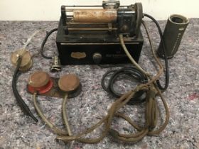 DICTAPHONE WAX CYLINDER RECORDING MACHINE. This machine is from the 1920’s and found here complete