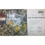 THE STONE ROSES SILVERTONE SELF TITLED LIMITED EDITION NUMBERED ALBUM WITH PRESS RELEASE