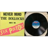 THE SEX PISTOLS VINYL LP RECORD ‘NEVER MIND THE BOLLOCKS’. Great punk album here on this Virgin