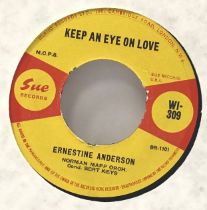 ERNESTINE ANDERSON 'KEEP AN EYE ON LOVE' SUE NORTHERN SOUL 7" SINGLE. Brilliant 60s Fast Northern/