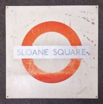 Underground sign as Sloane Square 70x70cm