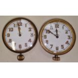 2 x dash board 8 day clocks A & NCSL taken from vintage cars